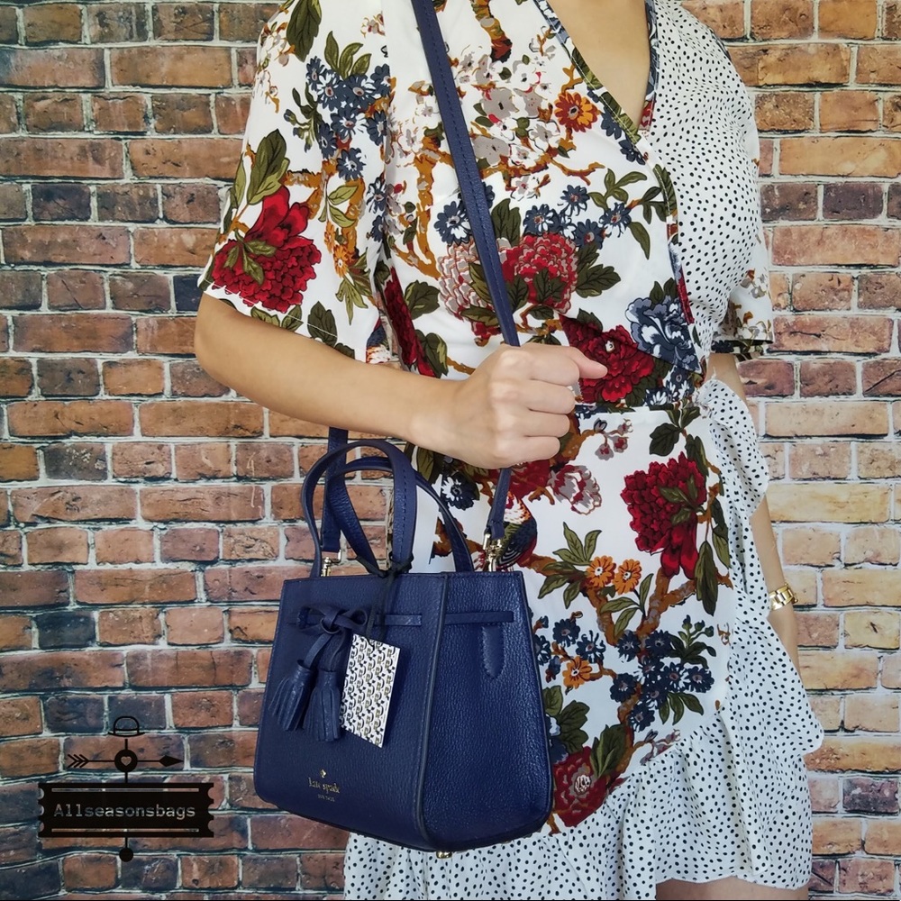 Kate spade hayes Street Small Sam Blue ridge bag - Picture 7 of 8